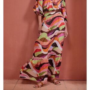 DEVOTION TWINS Inala Boho Maxi Skirt Sz Small‎
